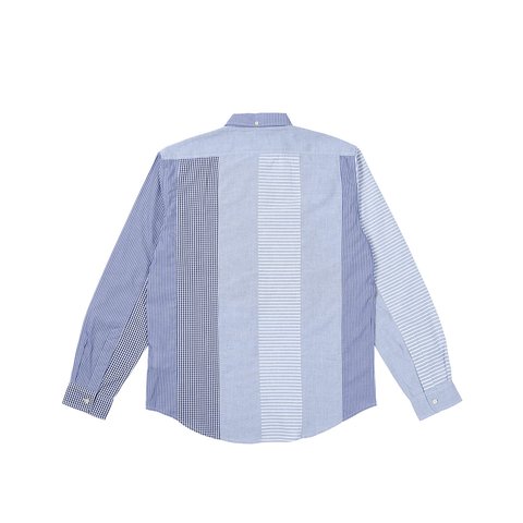 Palace PATCHWORK STRIPE SHIRT BLUE - Colorway