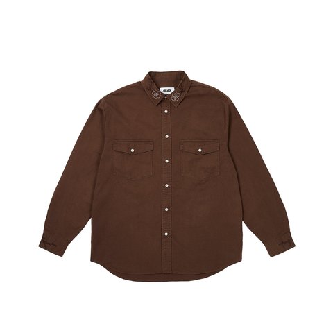 Palace FLEXUS SHIRT NICE BROWN - Colorway