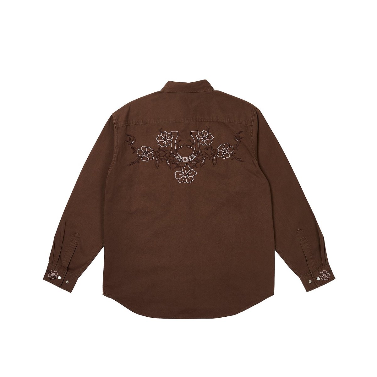 Palace FLEXUS SHIRT NICE BROWN (Spring 2024) - $218.00