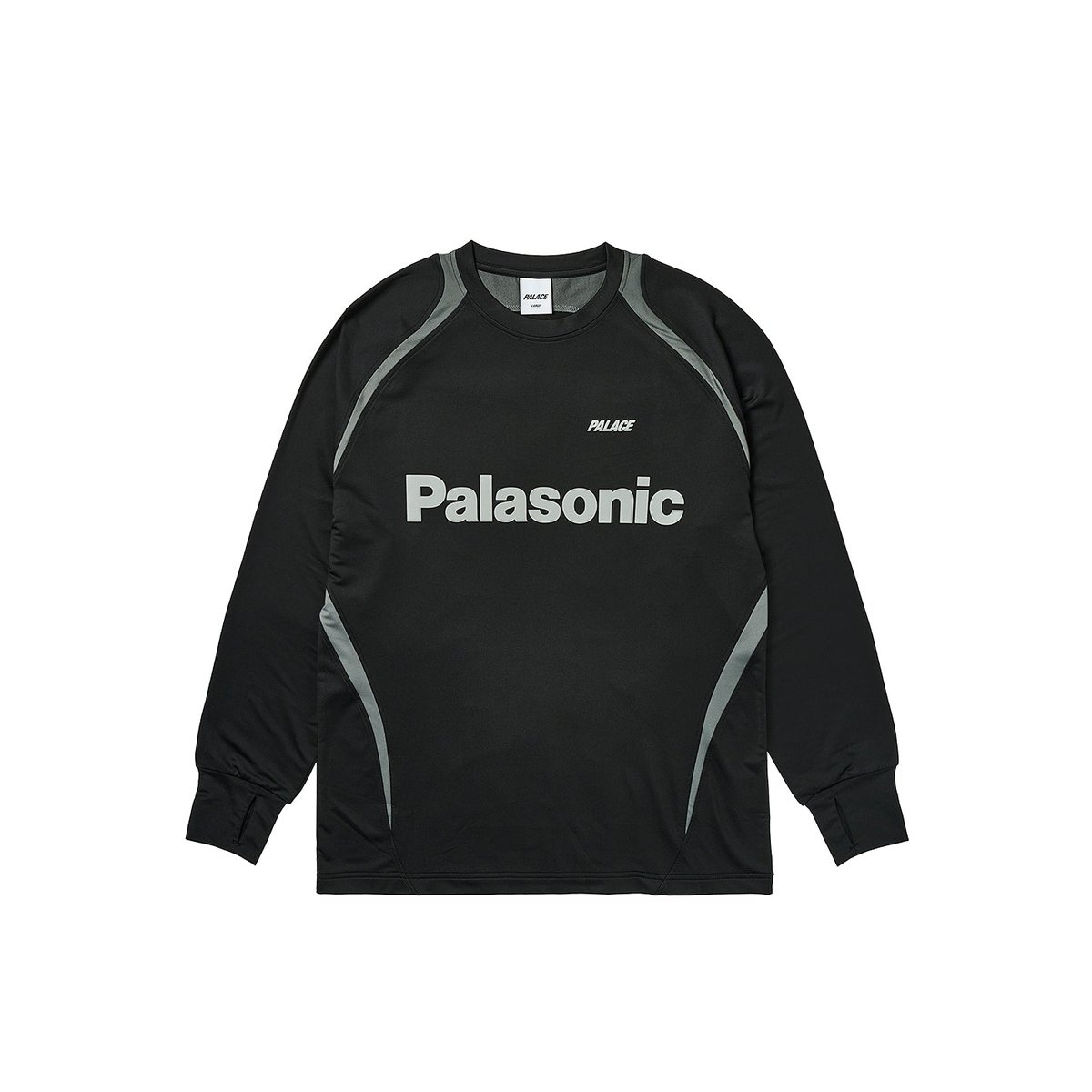 Palace TRAIL RUNNER LONGSLEEVE BLACK (Spring 2024) - $88.00
