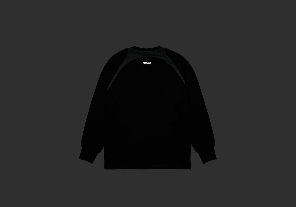 TRAIL RUNNER LONGSLEEVE BLACK - Spring 2024 - Palace