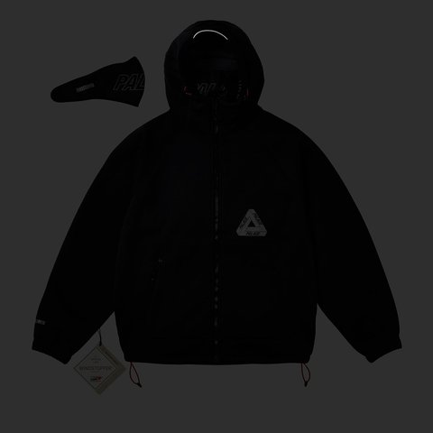 Palace GORE-TEX WINDSTOPPER JACKET BLACK - Colorway