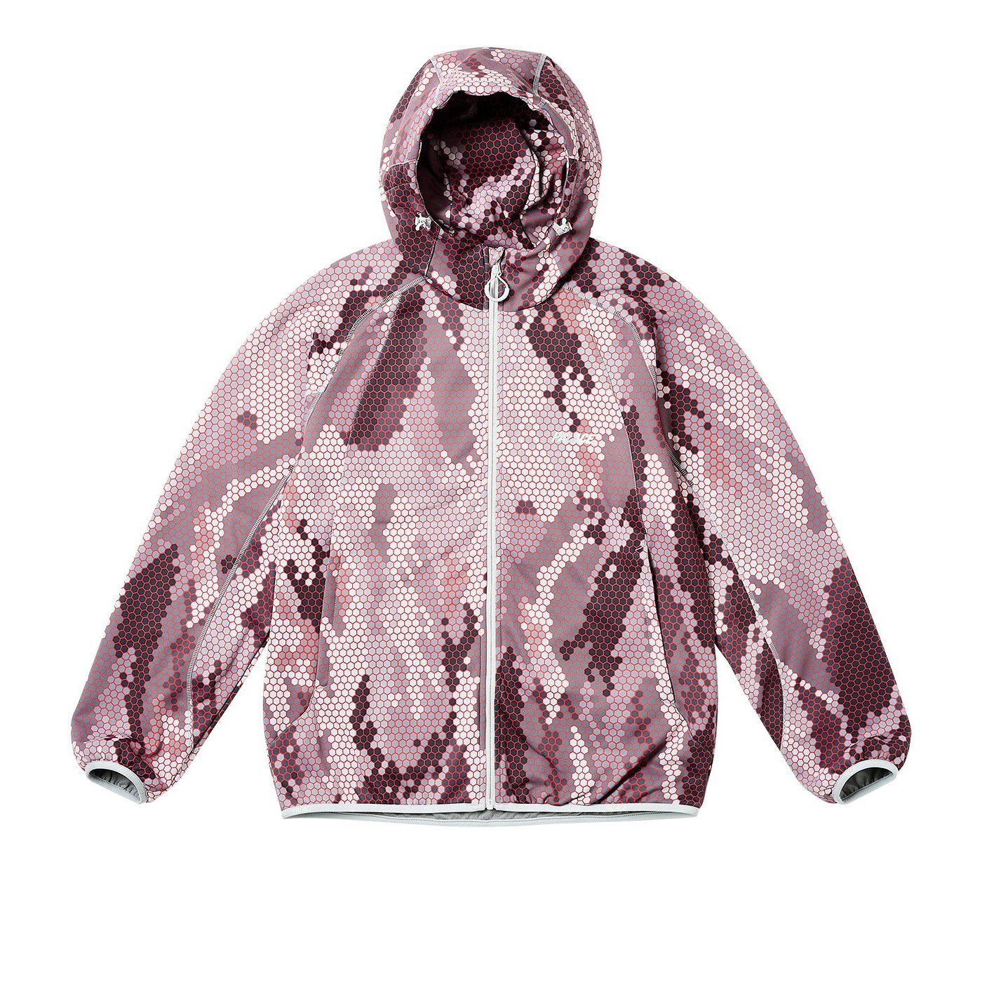 P-TEC FLEECE JACKET HEXA CAMO GREY