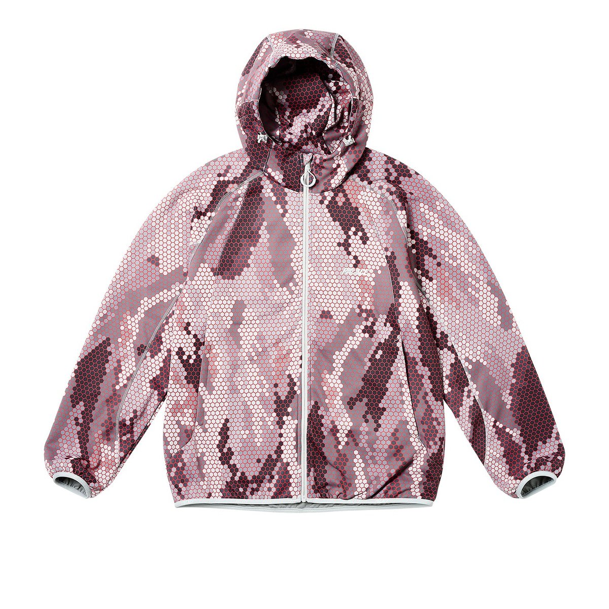 Palace P-TEC FLEECE JACKET HEXA CAMO GREY (Spring 2024) - €218.00