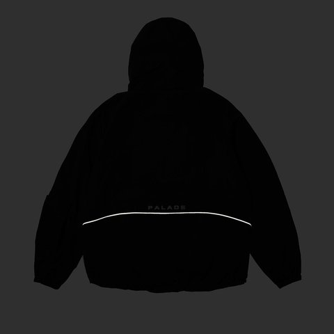Palace ARC SHELL HOODED JACKET BLACK - Colorway