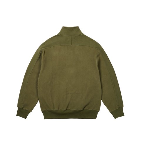 Palace WAFFLE ON 1/4 ZIP THE DEEP GREEN - Colorway