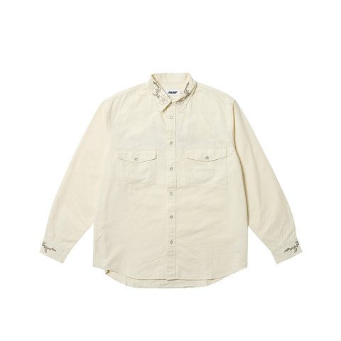 Palace FLEXUS SHIRT SOFT WHITE - Colorway