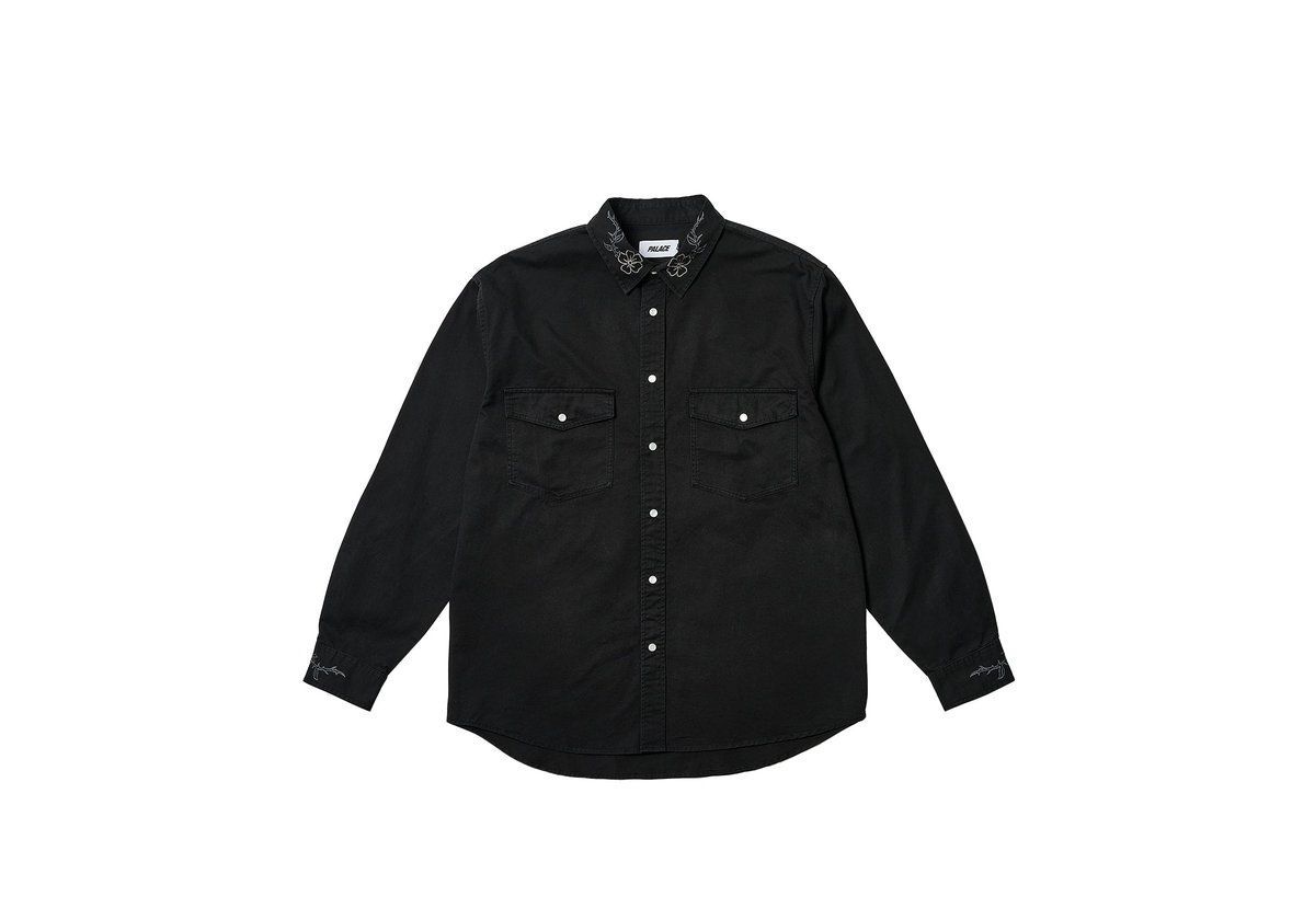 FLEXUS SHIRT BLACK - Spring 2024 - Palace