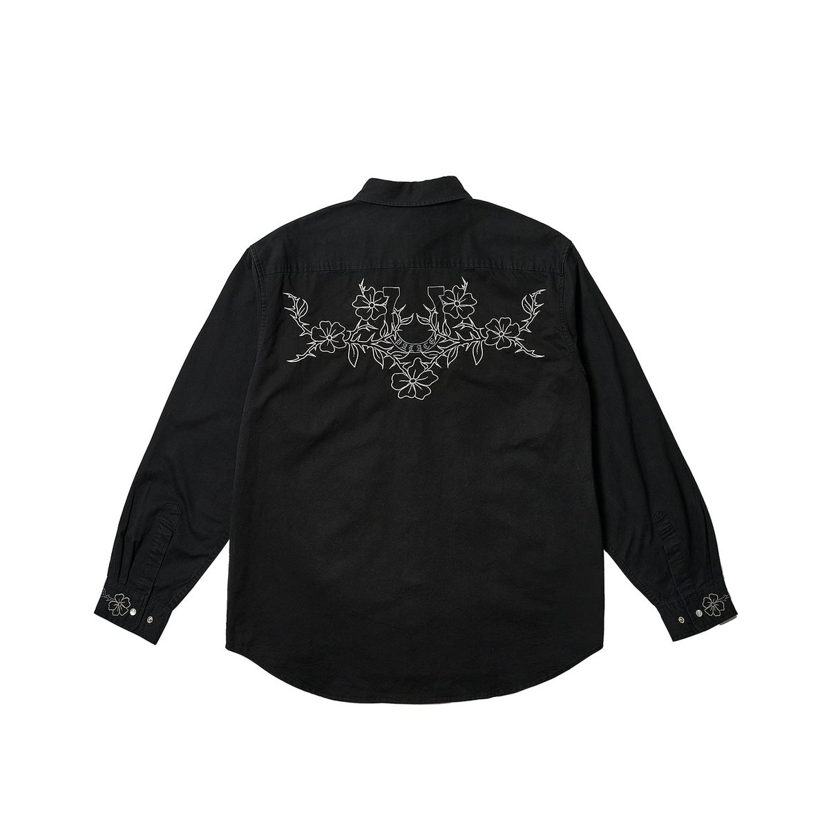 Palace FLEXUS SHIRT BLACK (Spring 2024) - $218.00