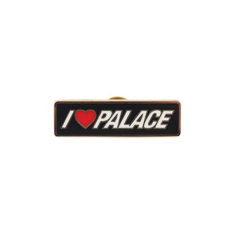 Palace I LOVE PALACE PIN BADGE BLACK - $8.00