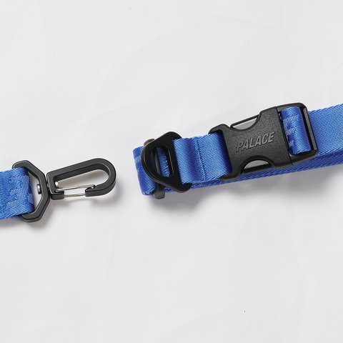 Palace JACQUARD LOGO DOG COLLAR AND LEAD BLUE - Colorway