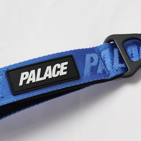 Palace JACQUARD LOGO DOG COLLAR AND LEAD BLUE - Colorway