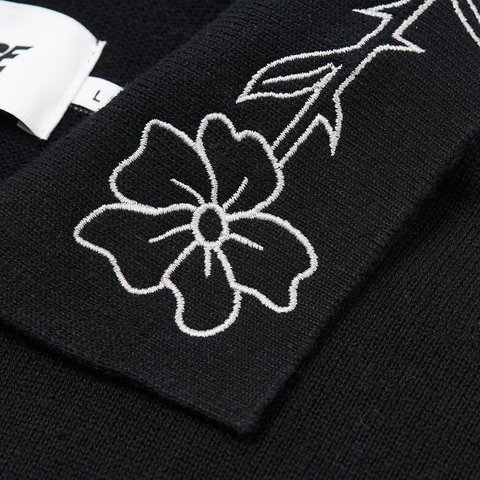 Palace FLEXUS ZIP LONGSLEEVE BLACK - Colorway