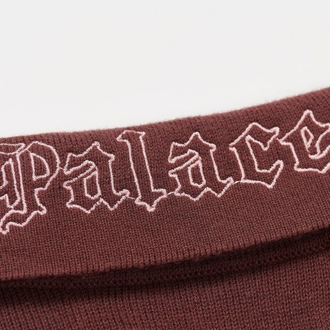 Palace FLEXUS ZIP LONGSLEEVE NICE BROWN - Colorway