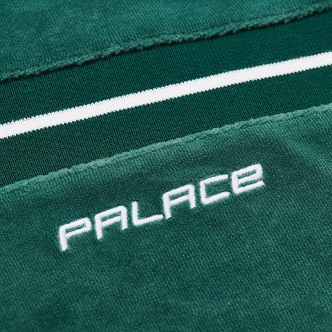 Palace RIB PANEL ZIP FUNNEL GREEN - Colorway