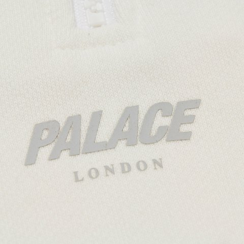 Palace WAFFLE ON 1/4 ZIP WHITE - Colorway