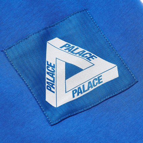 Palace BONDED SHERPA ZIP HOOD PALATIAL BLUE - Colorway