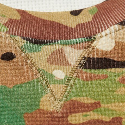 Palace WAFFLE LONGSLEEVE CAMO - Colorway