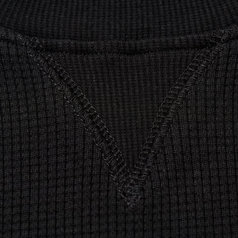 Palace WAFFLE LONGSLEEVE BLACK - Colorway