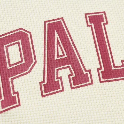 Palace WAFFLE LONGSLEEVE SOFT WHITE - Colorway