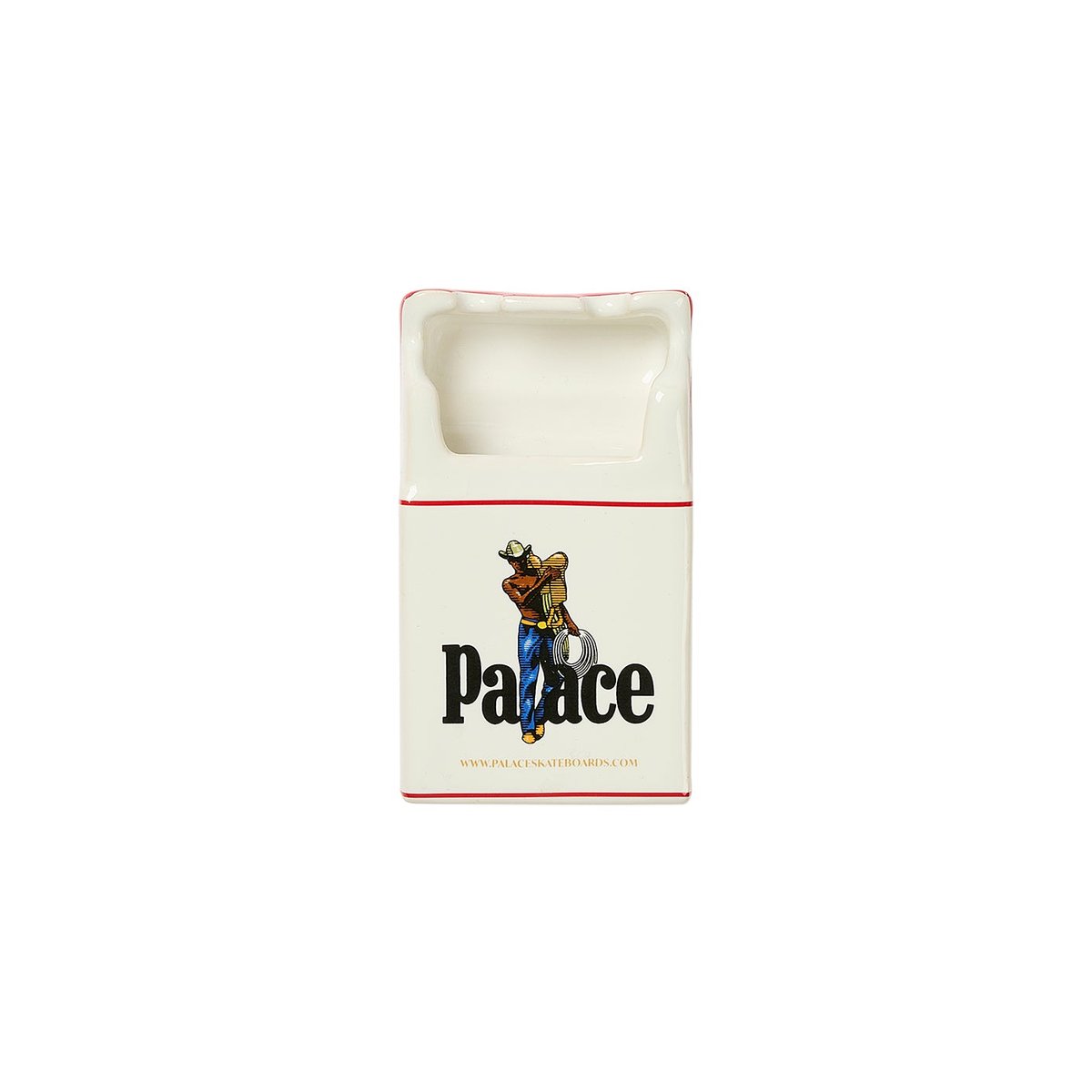 Palace PALACE SAVES CERAMIC ASHTRAY WHITE (Spring 2024) - $68.00