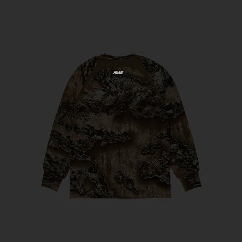Palace TRAIL RUNNER LONGSLEEVE REALTREE - Colorway