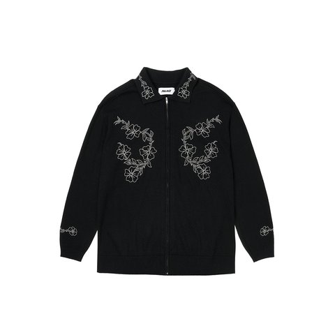 Palace FLEXUS ZIP LONGSLEEVE BLACK - $178.00