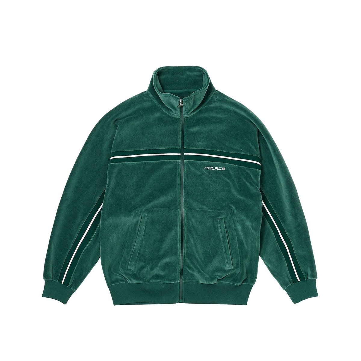 Palace RIB PANEL ZIP FUNNEL GREEN (Spring 2024) - €168.00