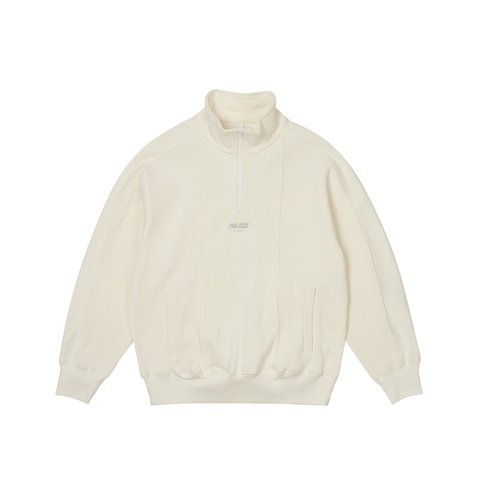 Palace WAFFLE ON 1/4 ZIP WHITE - $168.00