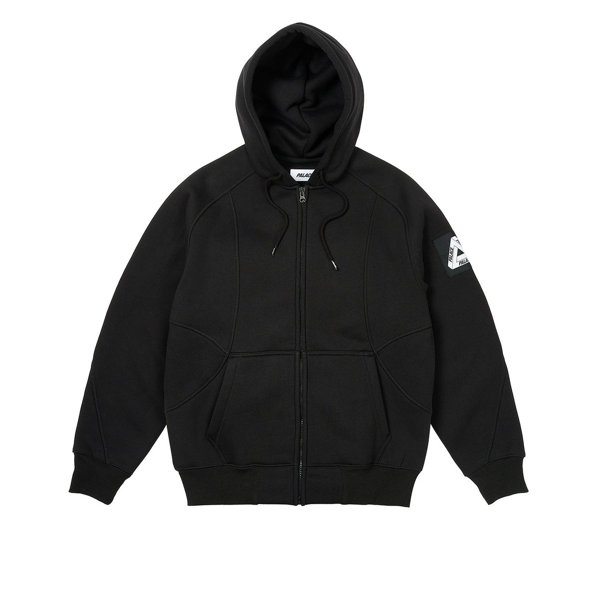 Palace BONDED SHERPA ZIP HOOD BLACK (Spring 2024) - $208.00