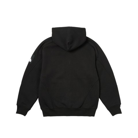Palace BONDED SHERPA ZIP HOOD BLACK - Colorway