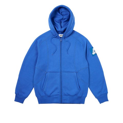 Palace BONDED SHERPA ZIP HOOD PALATIAL BLUE - $208.00