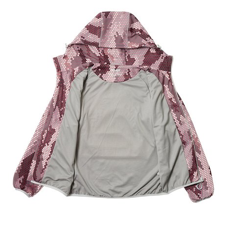Palace P-TEC FLEECE JACKET HEXA CAMO GREY - Colorway