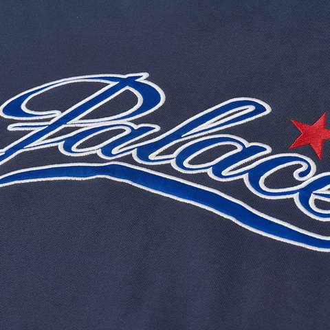 Palace STAR SCRIPT CREW NAVY - Colorway