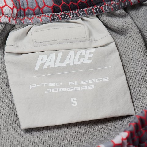 Palace P-TEC FLEECE JOGGER HEXA CAMO GREY - Colorway