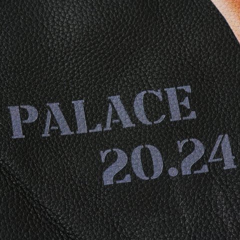 Palace SAFE HANDS LEATHER JACKET BLACK - Colorway