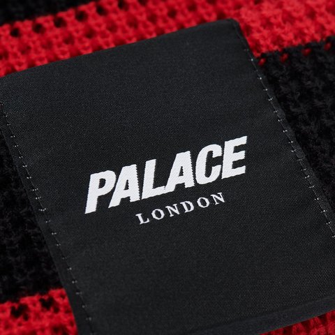 Palace PALACE LONDON WAFFLE BEANIE RED / BLACK - Colorway