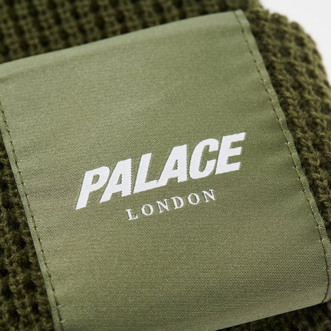 Palace PALACE LONDON WAFFLE BEANIE THE DEEP GREEN - Colorway