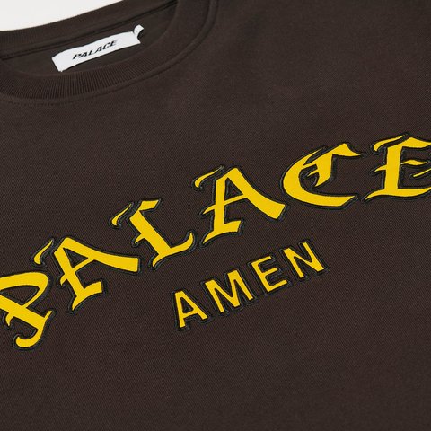 Palace SAINTS CREW BLACK - Colorway