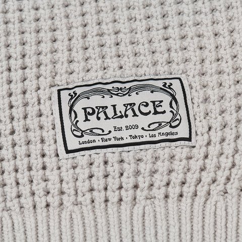 Palace OPEN STRIPE KNIT GREY - Colorway