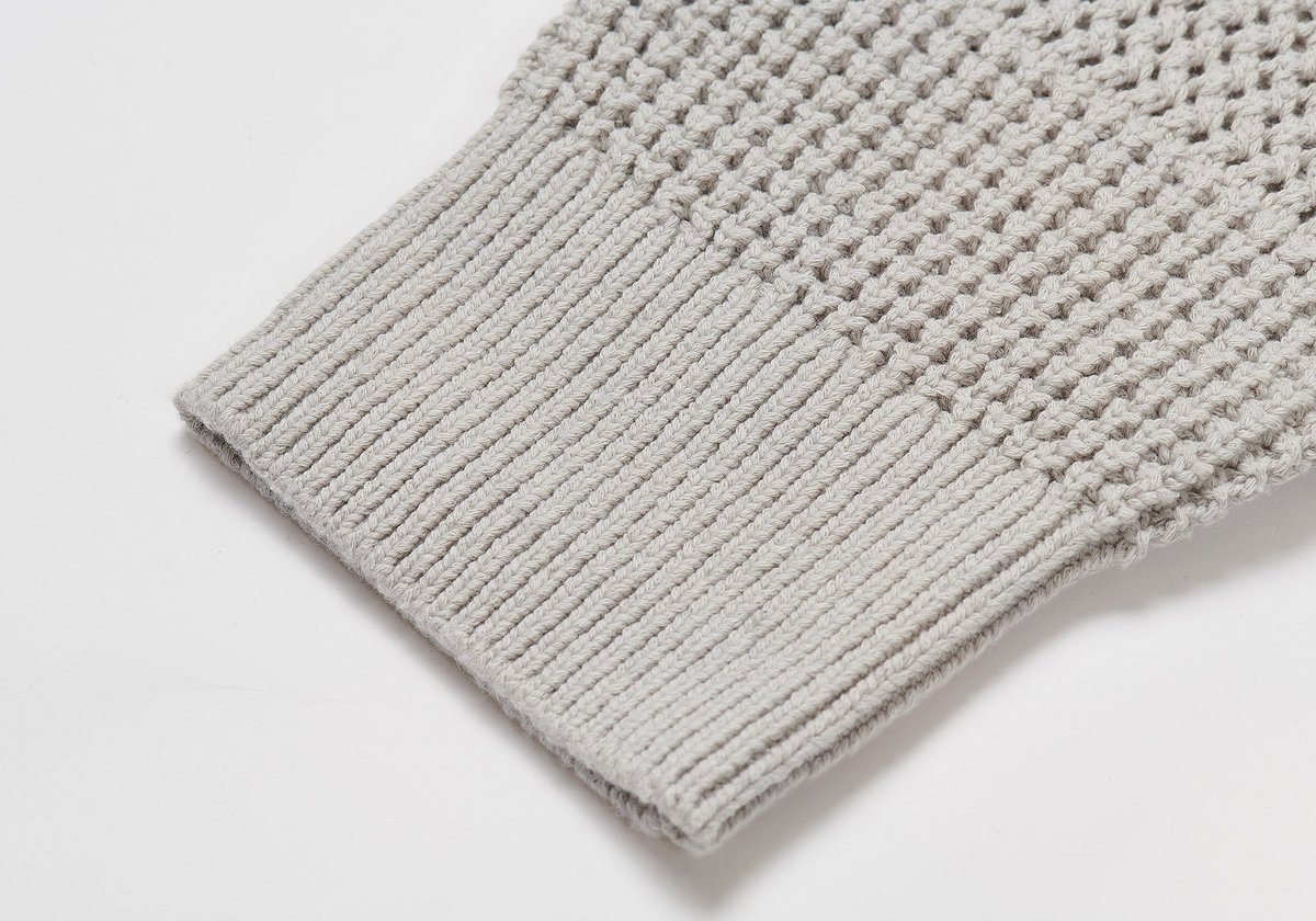 OPEN STRIPE KNIT GREY - Spring 2024 - Palace