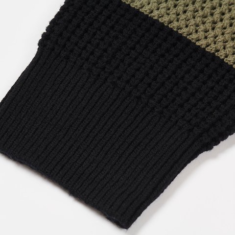 Palace OPEN STRIPE KNIT BLACK /  GREEN - Colorway