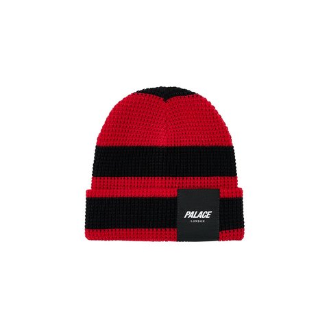 Palace PALACE LONDON WAFFLE BEANIE RED / BLACK - €42.00
