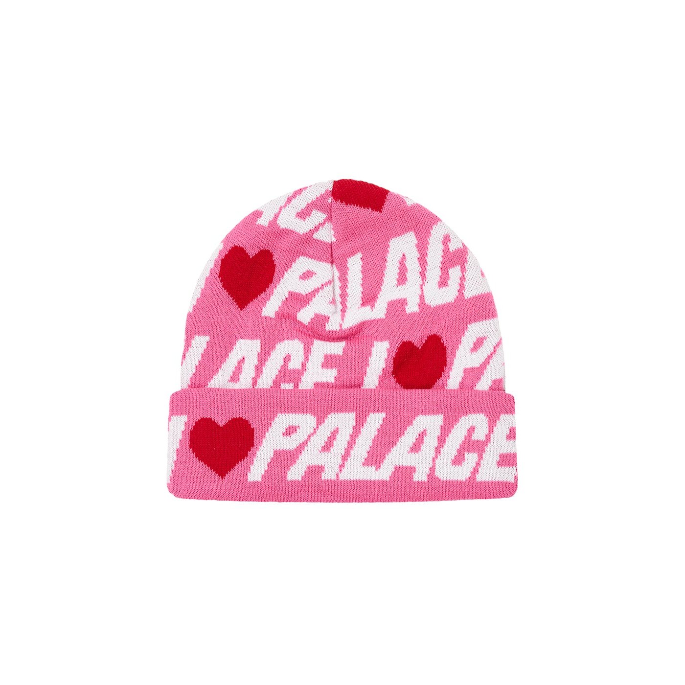 I LOVE PALACE BEANIE FRUITY PINK