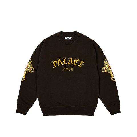 Palace SAINTS CREW BLACK - $148.00