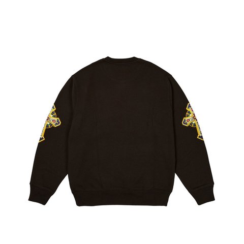 Palace SAINTS CREW BLACK - Colorway
