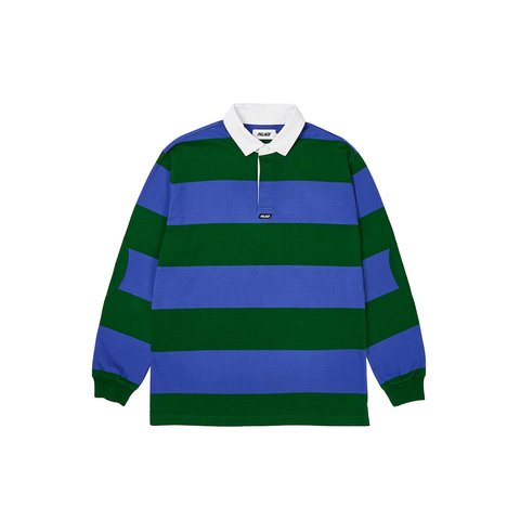 Palace ELBOW STRIPE RUGBY BLUE /  GREEN - €138.00
