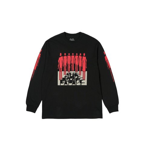 Palace REPEATER LONGSLEEVE BLACK - $58.00