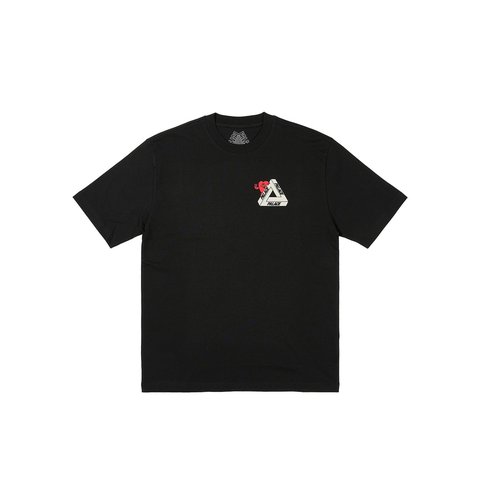 Palace TRI-HEARTS T-SHIRT BLACK - Colorway