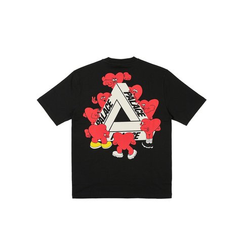 Palace TRI-HEARTS T-SHIRT BLACK - $48.00